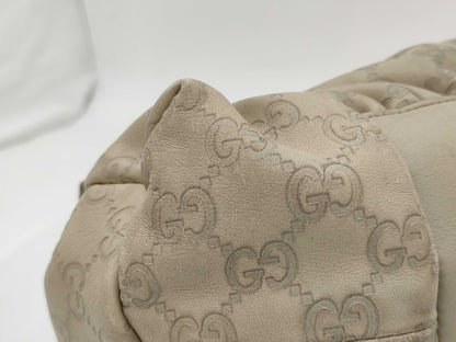 GUCCI GUCCI Hysteria Handbag GG Shimmer Leather Handbag