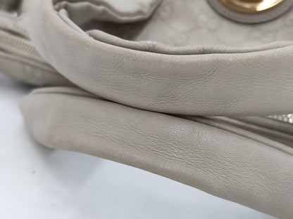 GUCCI GUCCI Hysteria Handbag GG Shimmer Leather Handbag