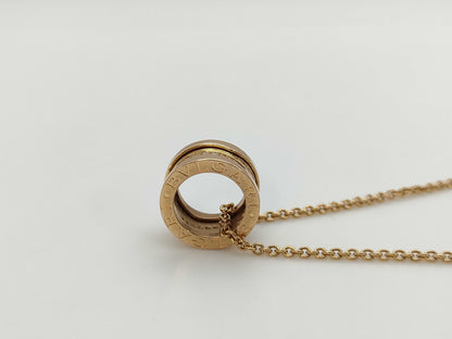 BVLGARI B.zero1 Legend Diamond Necklace in YG and Au750, 12.7g 