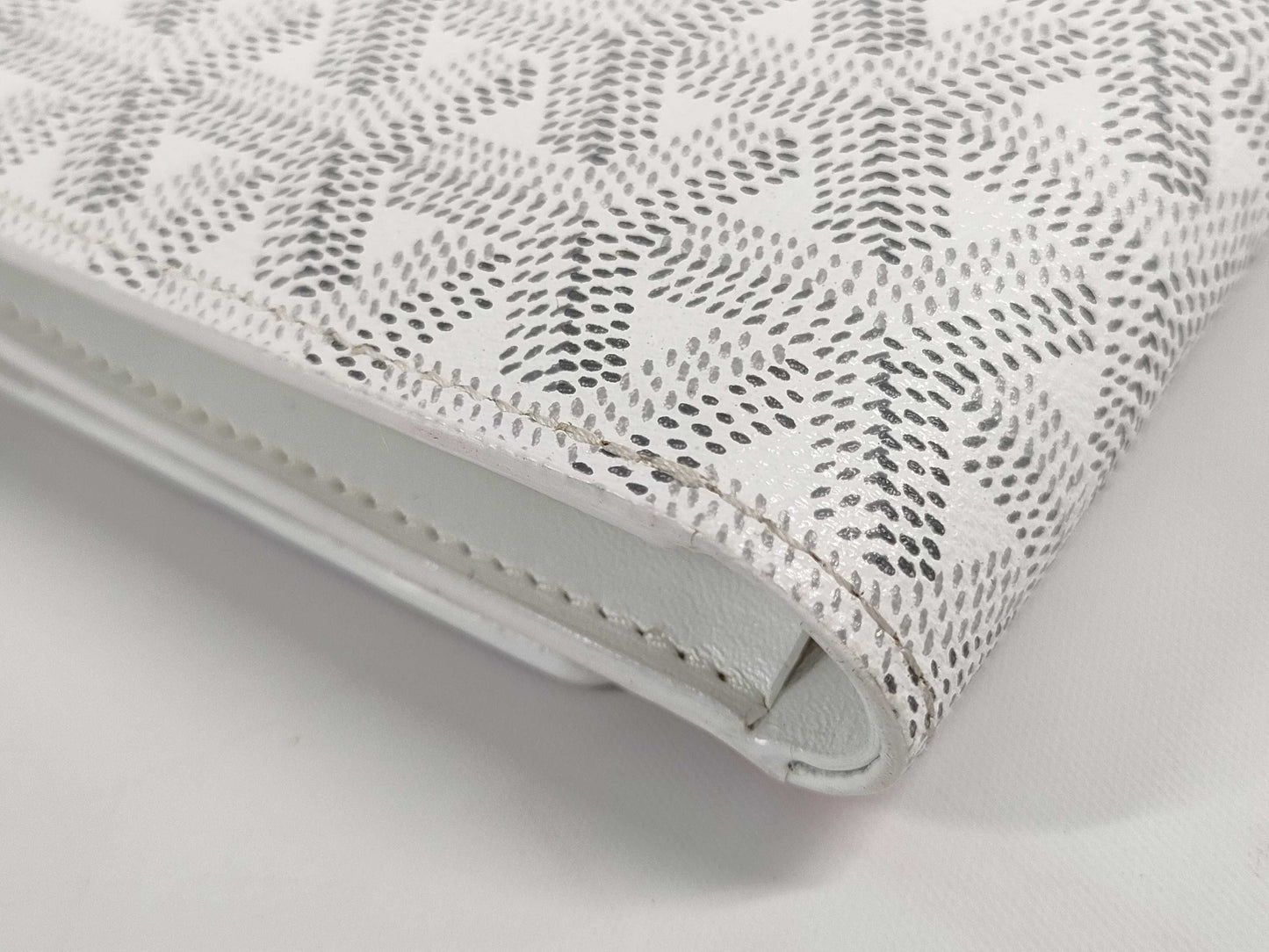GOYARD Tri-fold Long Wallet White Wallet