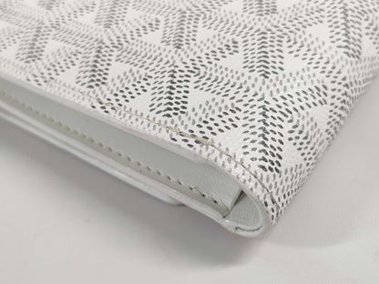 GOYARD Tri-fold Long Wallet White Wallet