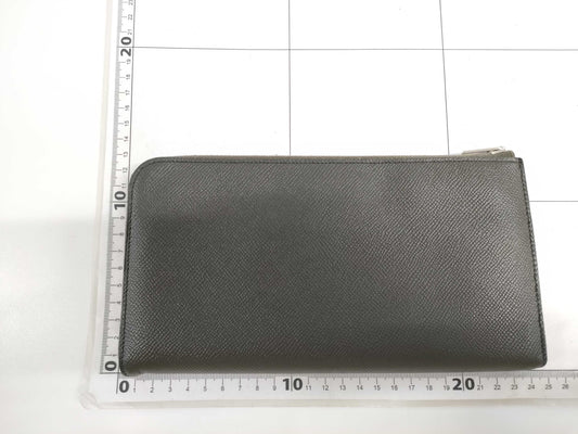 HERMES Zip Long Wallet A Stamp Wallet