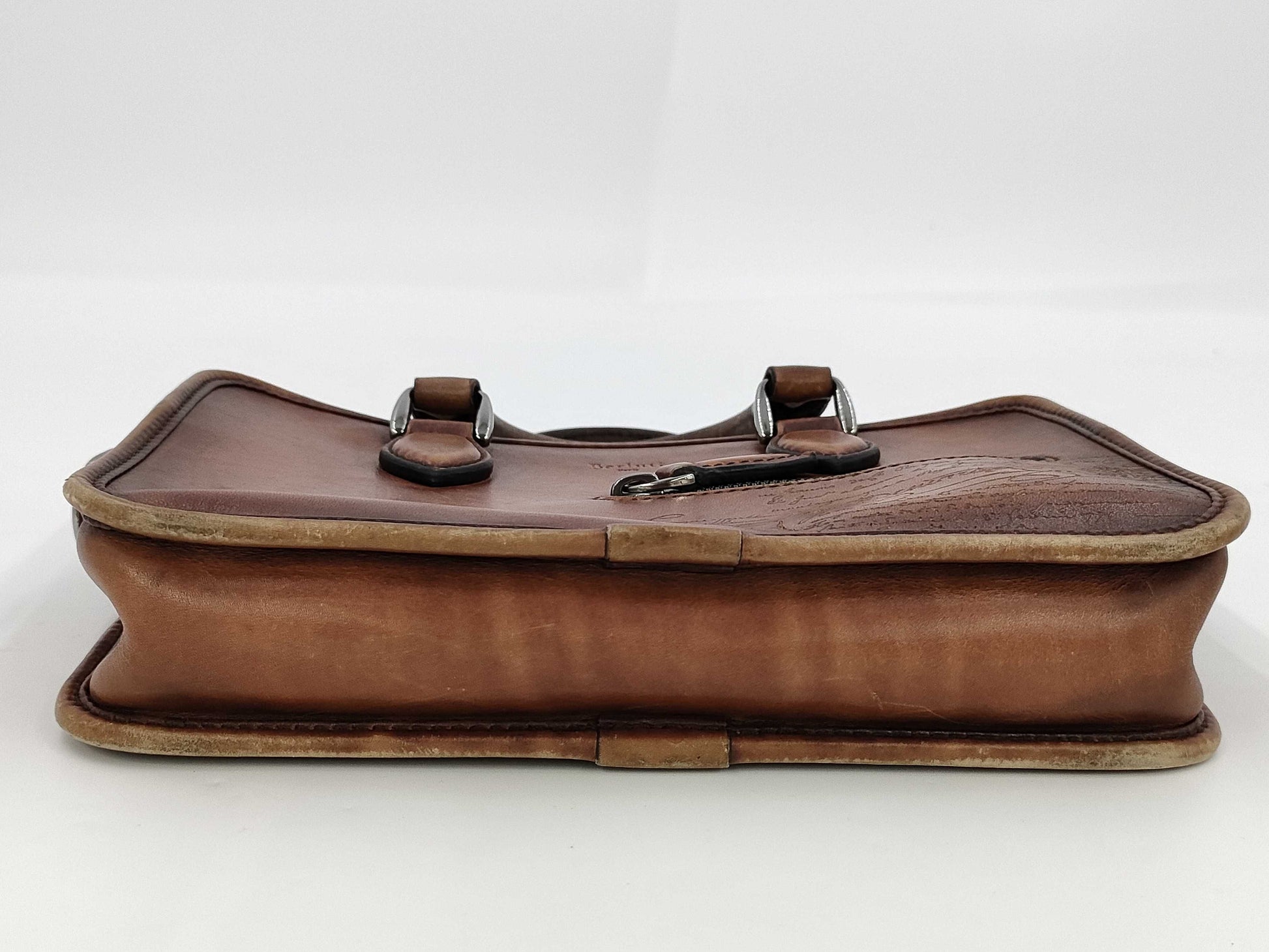 Berluti Calligraphy Anjou Mini Handbag