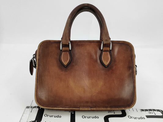 Berluti Calligraphy Anjou Mini Handbag