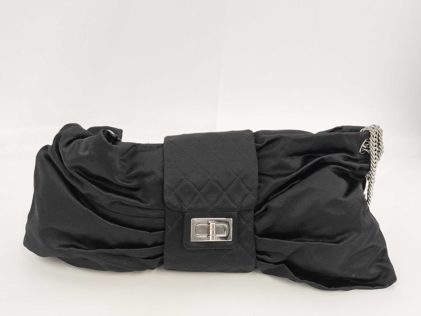 CHANEL 2.55 Ribbon Satin Chain Shoulder Bag