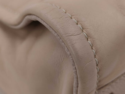 CHANEL Deauville Line Tote Bag A93257 Pink Beige Calf Leather and Caviar Skin Tote Bag