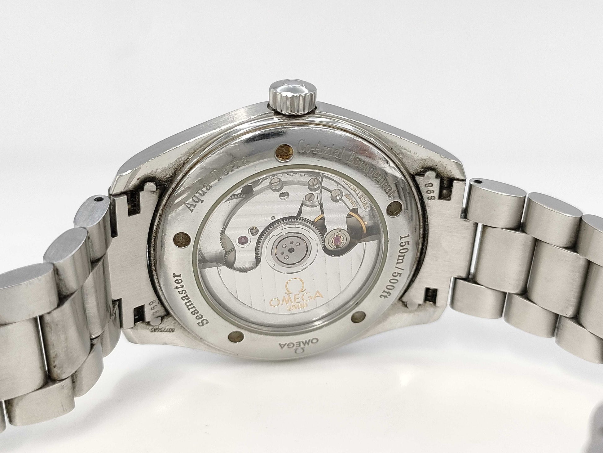 OMEGA Seamaster Co-Axial 2504.80 80775485 Automatic Blue Dial Men's Watch