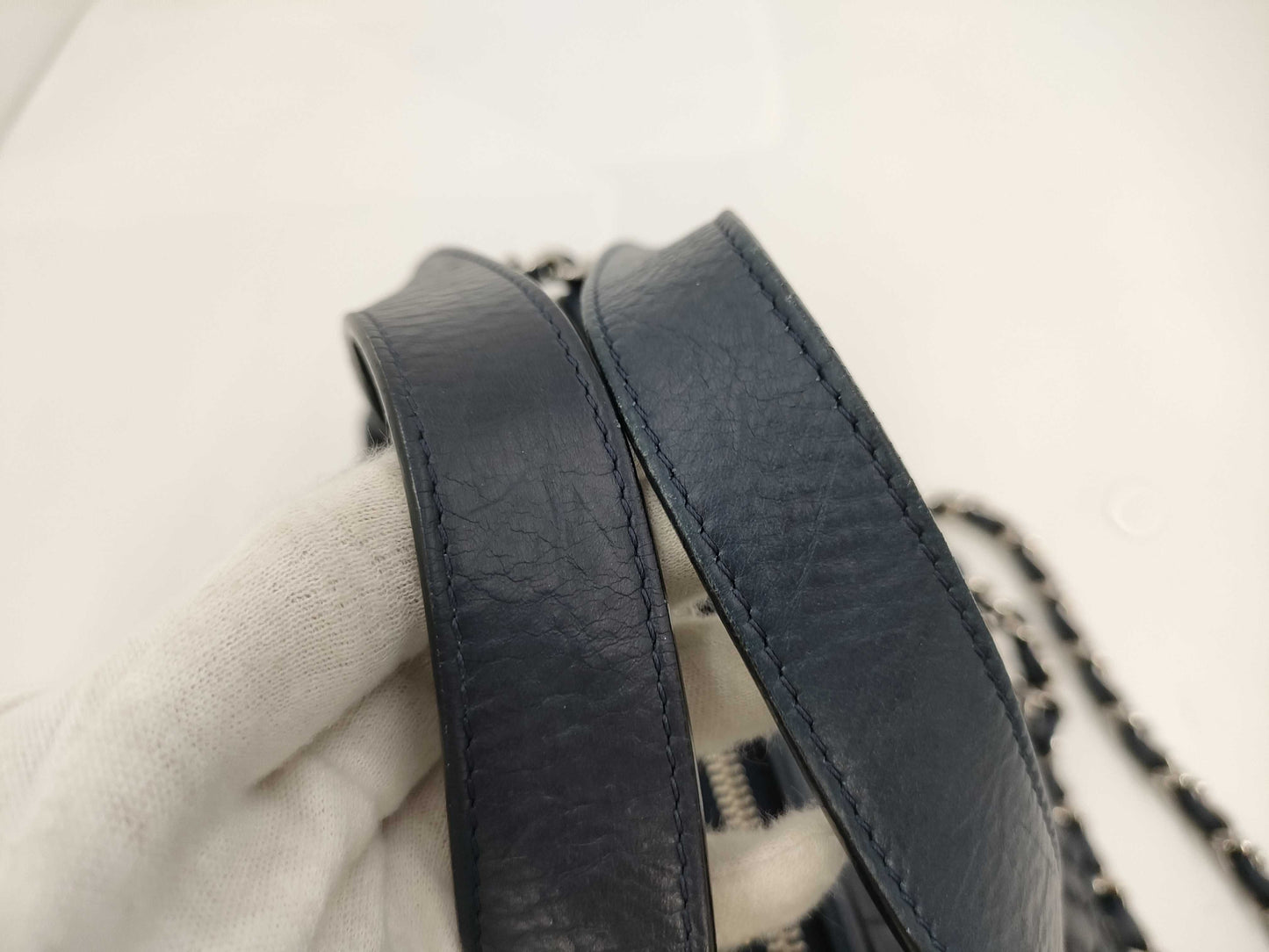 CHANEL CHANEL In the Mix/Ultra Stitch Handbag, Vintage Calf Leather, 2-Way, Chain Shoulder Strap, Silver Hardware, 31 Rue Cambon Handbag