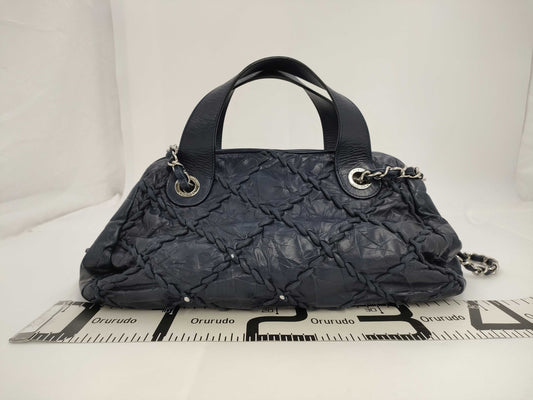 CHANEL CHANEL In the Mix/Ultra Stitch Handbag, Vintage Calf Leather, 2-Way, Chain Shoulder Strap, Silver Hardware, 31 Rue Cambon Handbag