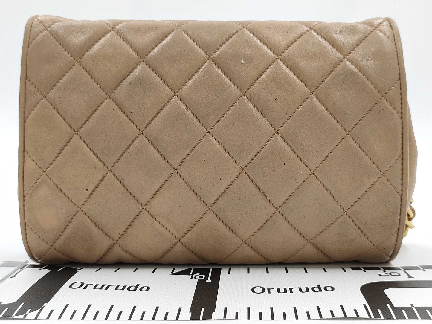 CHANEL Gripoa Shoulder Bag, Beige, Green, and Multicolor, Gold Hardware/Mini Size Shoulder Bag