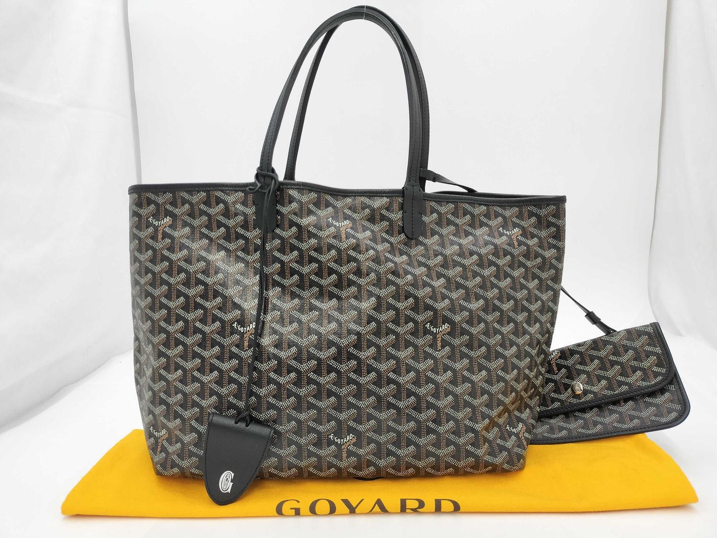 GOYARD GOYARD Saint Louis PM Tote Bag Black Tote Bag