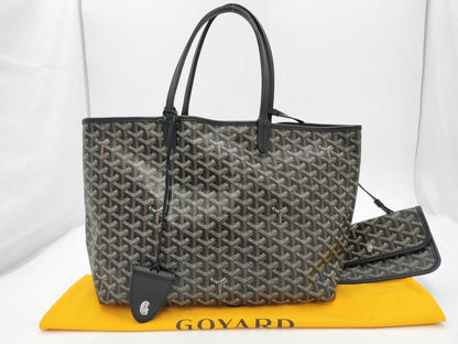 GOYARD GOYARD Saint Louis PM Tote Bag Black Tote Bag