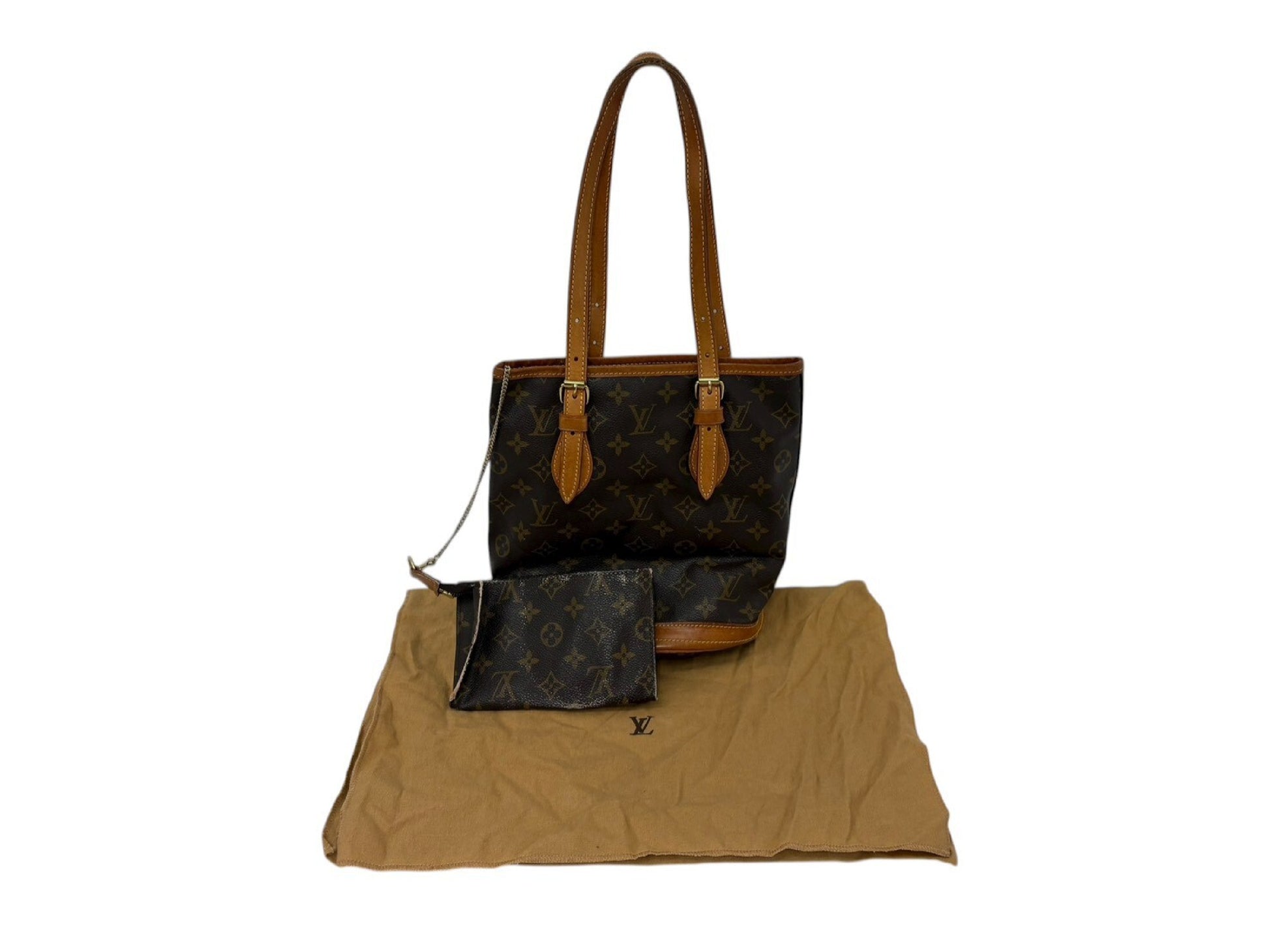 LOUIS VUITTON Monogram Monogram Bucket PM Tote Bag