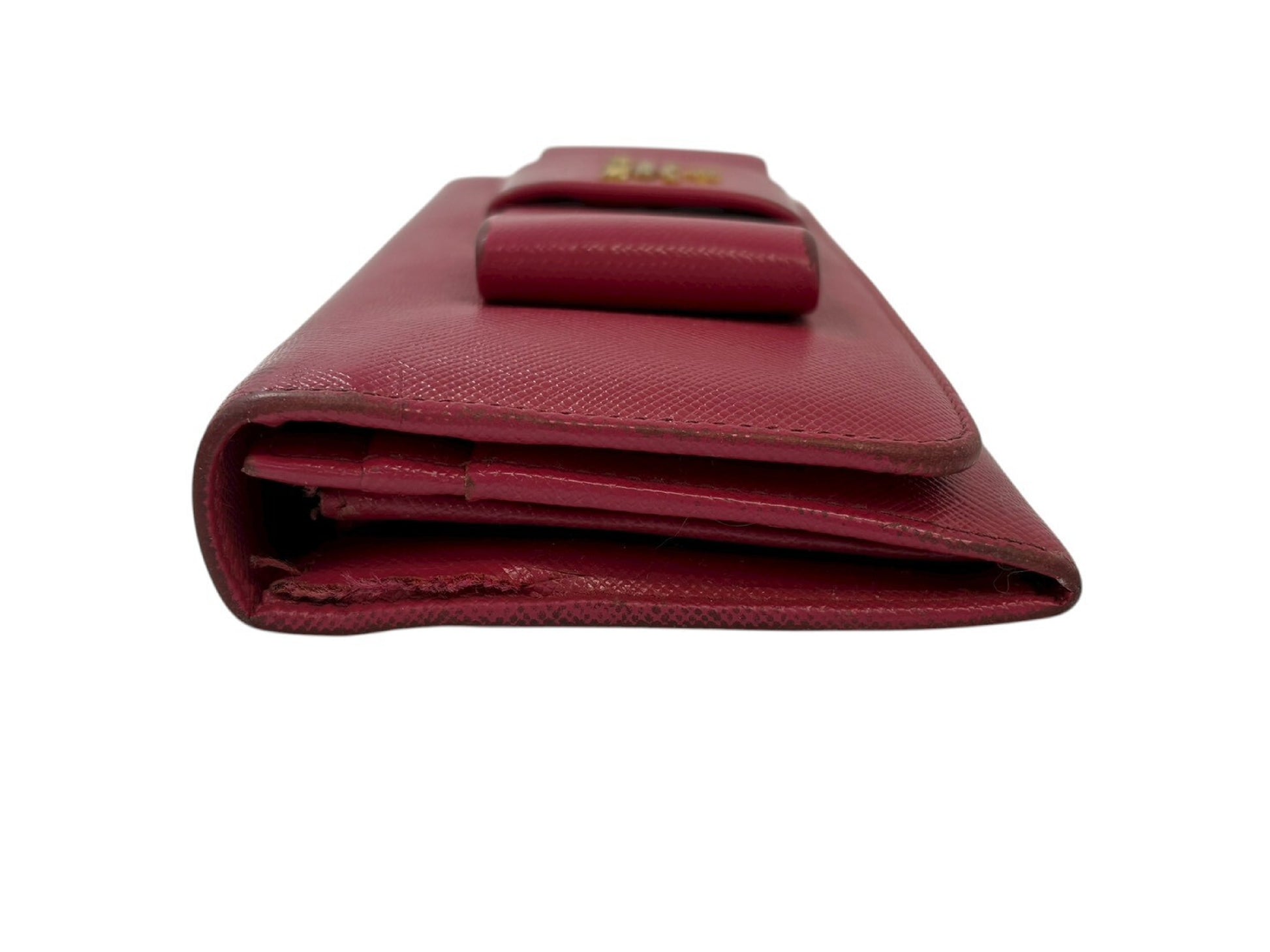 PRADA Ribbon Motif Long Wallet