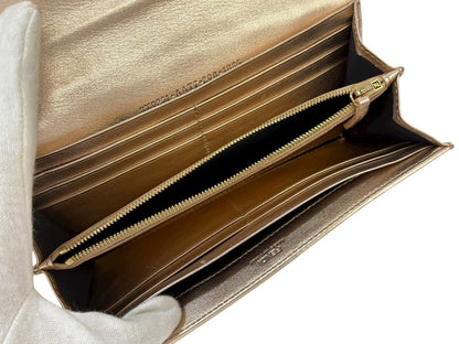 FENDI Pink Gold Long Wallet