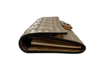FENDI Pink Gold Long Wallet