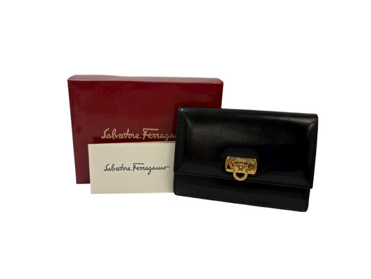 Salvatore Ferragamo Black Wallet