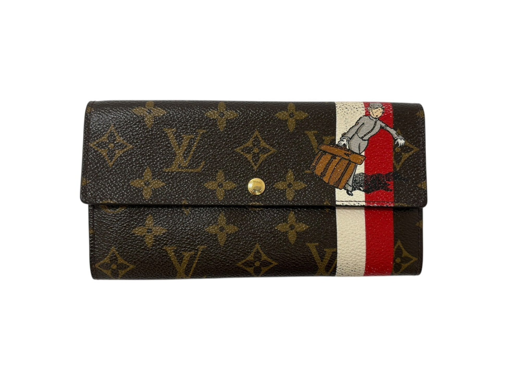 LOUIS VUITTON Monogram Portefeuille Sarah Wallet