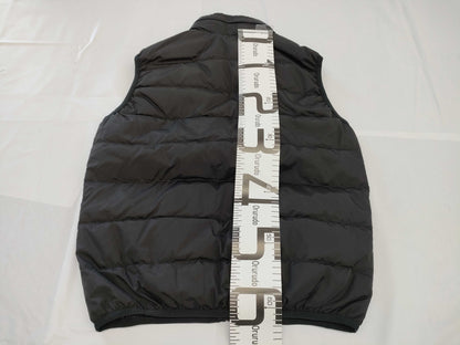 GUCCI GG Black Down Vest, Size 48