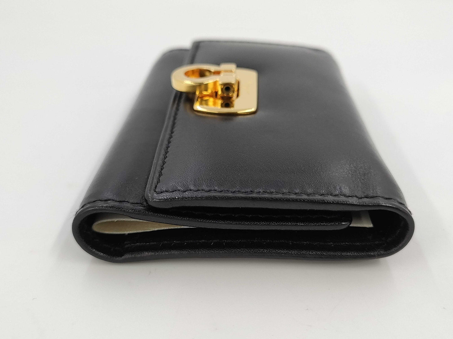 Salvatore Ferragamo Box Calf Key Case/Key Holder