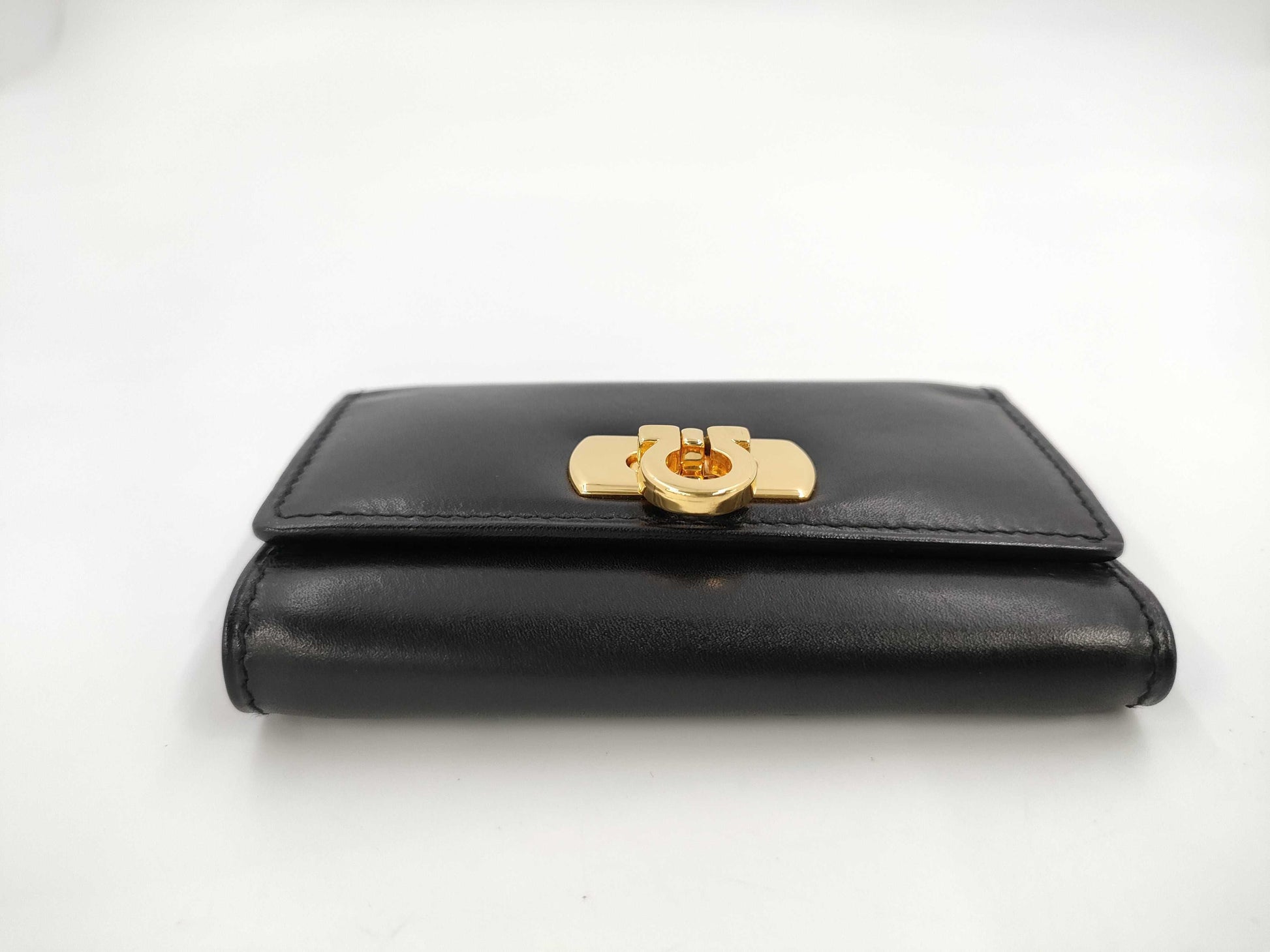 Salvatore Ferragamo Box Calf Key Case/Key Holder