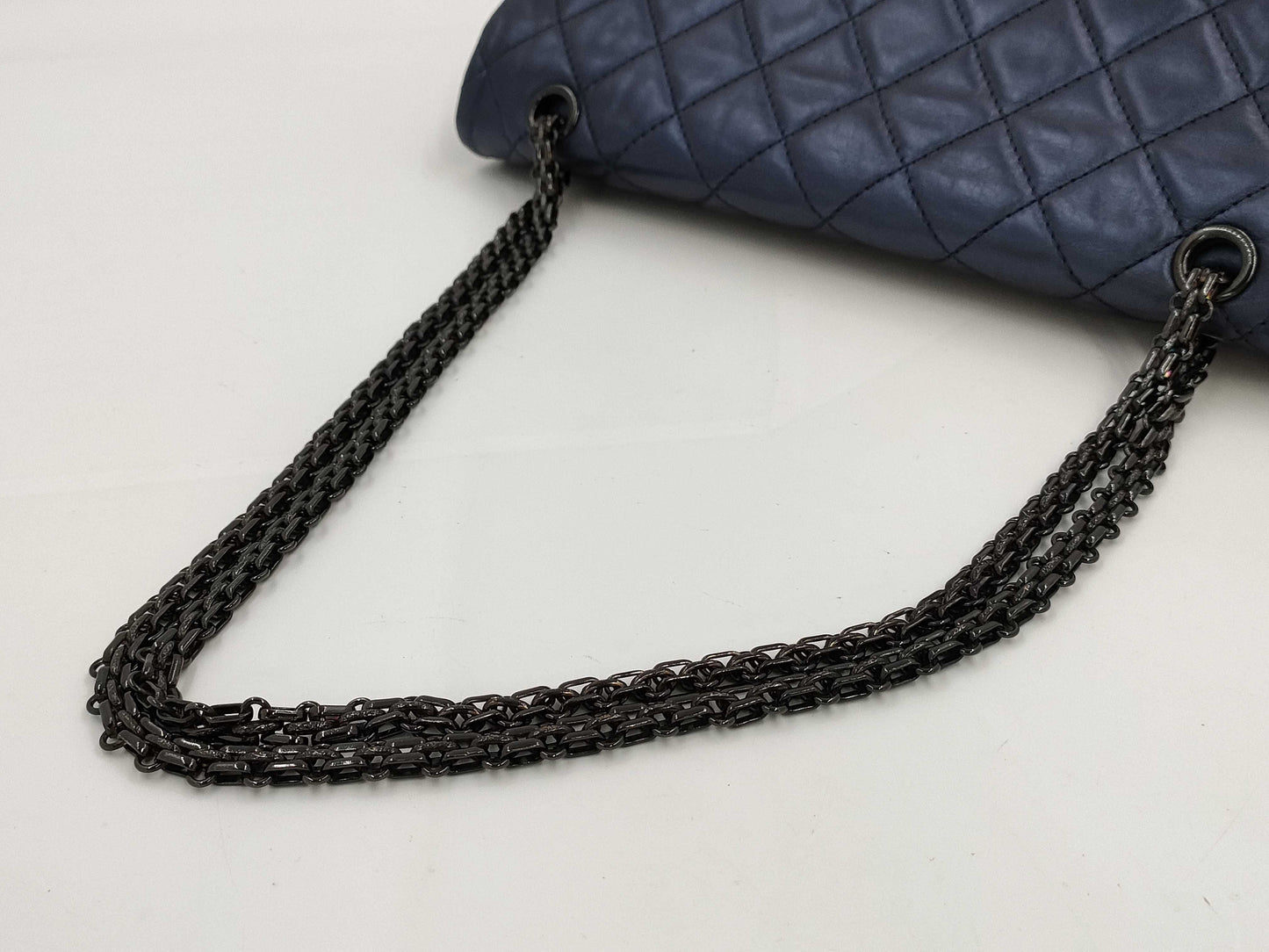CHANEL 2.55 30jumbo Chain Shoulder Bag