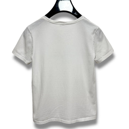 CELINE Crew Neck Logo Cotton Jersey Loose T-Shirt White Size S Shoulder 40cm x Sleeve 17cm x Chest 45cm x Length 54cm T-Shirt