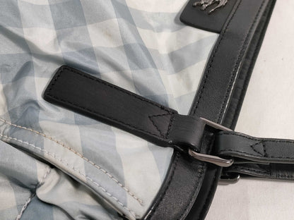 BURBERRY Nova Check Nylon Tote Bag with Horse Logo