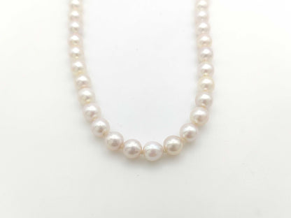 Pearl diameter approximately 7.5mm-7.8mm, Sterling Silver, 35.3g, Necklace 