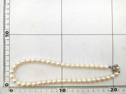 Pearl diameter approximately 8.4mm-8.9mm, Sterling Silver, 46.0g, Necklace 