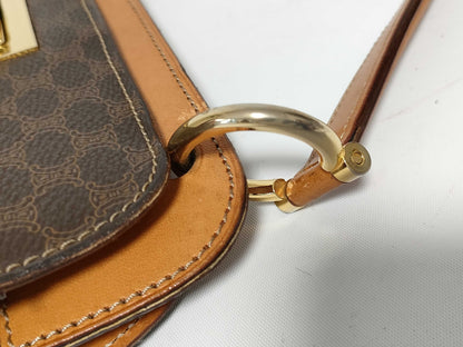 CELINE Macadam Triomphe Gancini Handbag