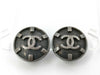 CHANEL Coco Mark Earrings Silver Earrings