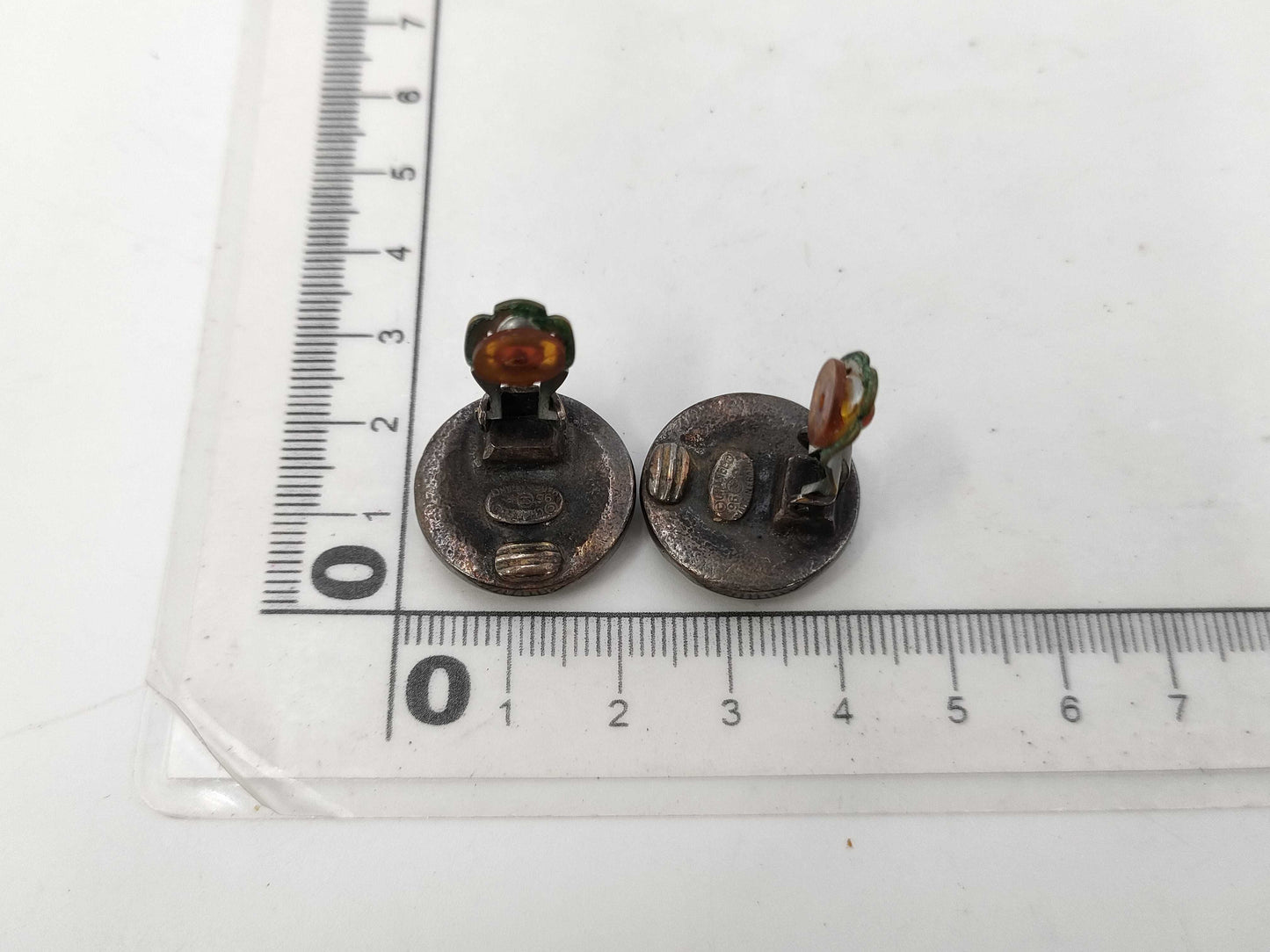 CHANEL Coco Mark Earrings Silver Earrings