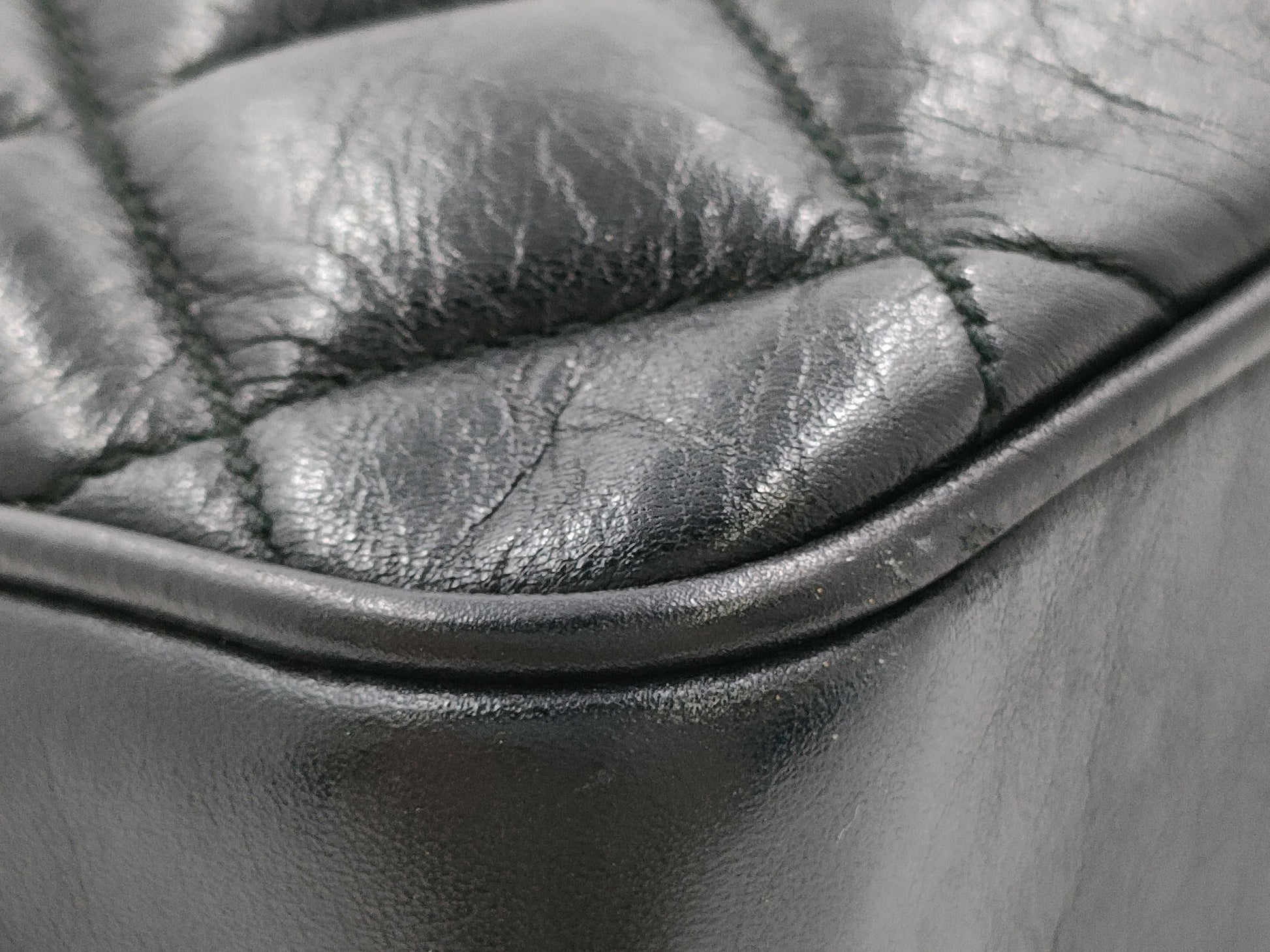 CHANEL Matelasse Lambskin Chain Shoulder Tote Bag