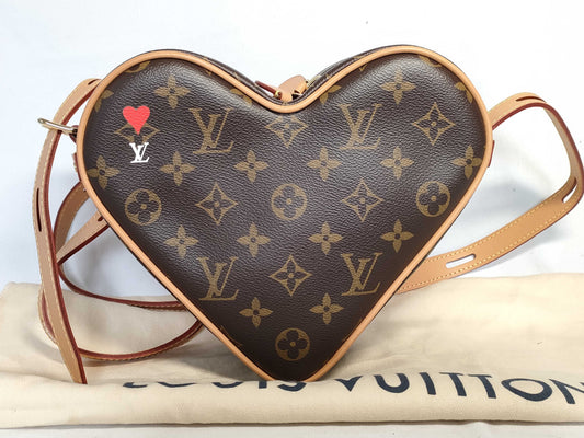 LOUIS VUITTON Monogram Sac Coeur Shoulder Bag M57456 Shoulder Bag