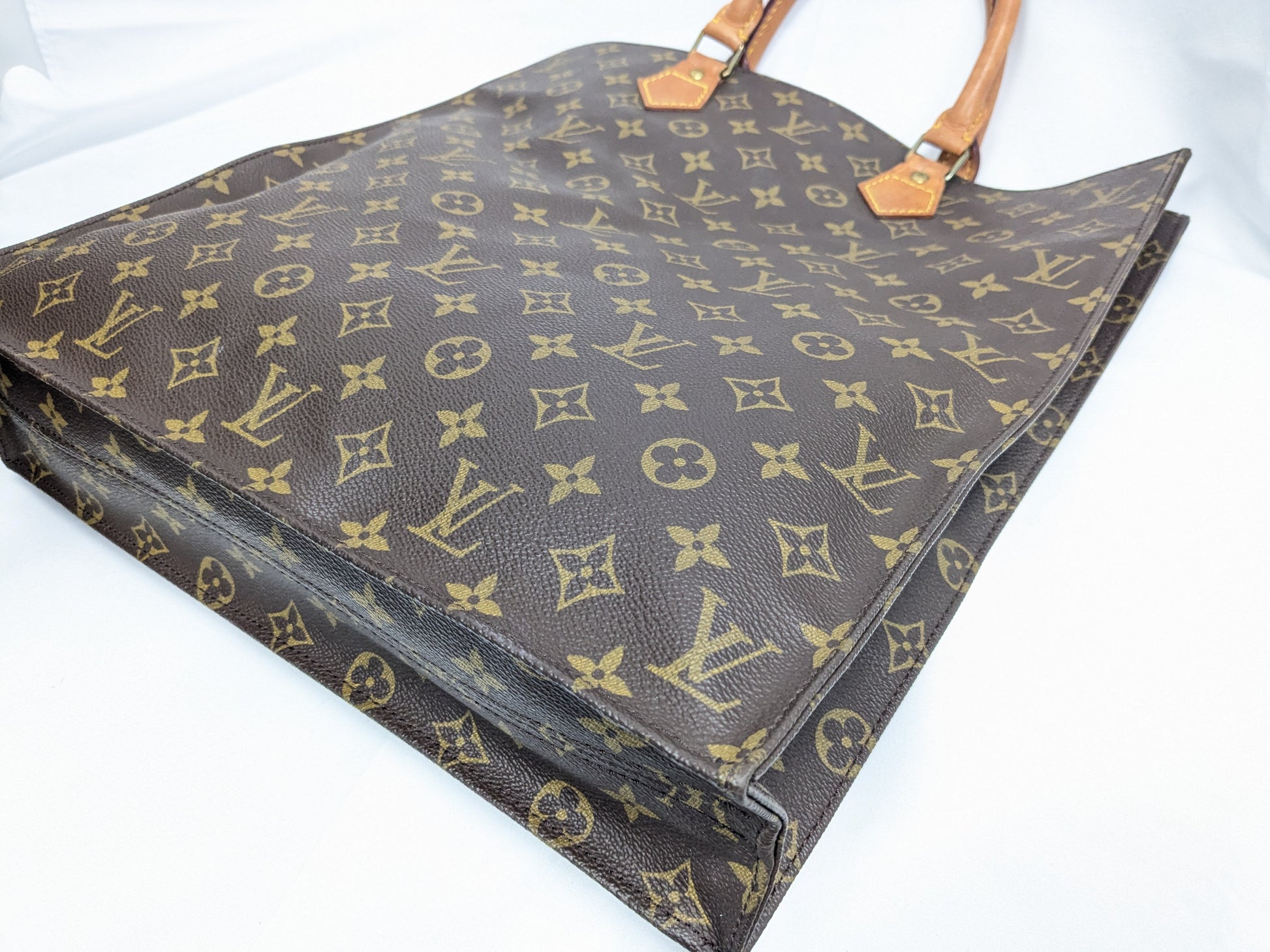 LOUIS VUITTON LV Monogram Sac Plat Tote Bag