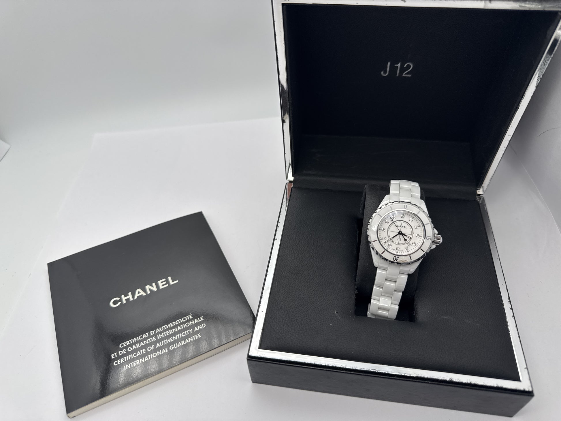 CHANEL J12 H1628 DM93169 White Dial Quartz Women's Watch