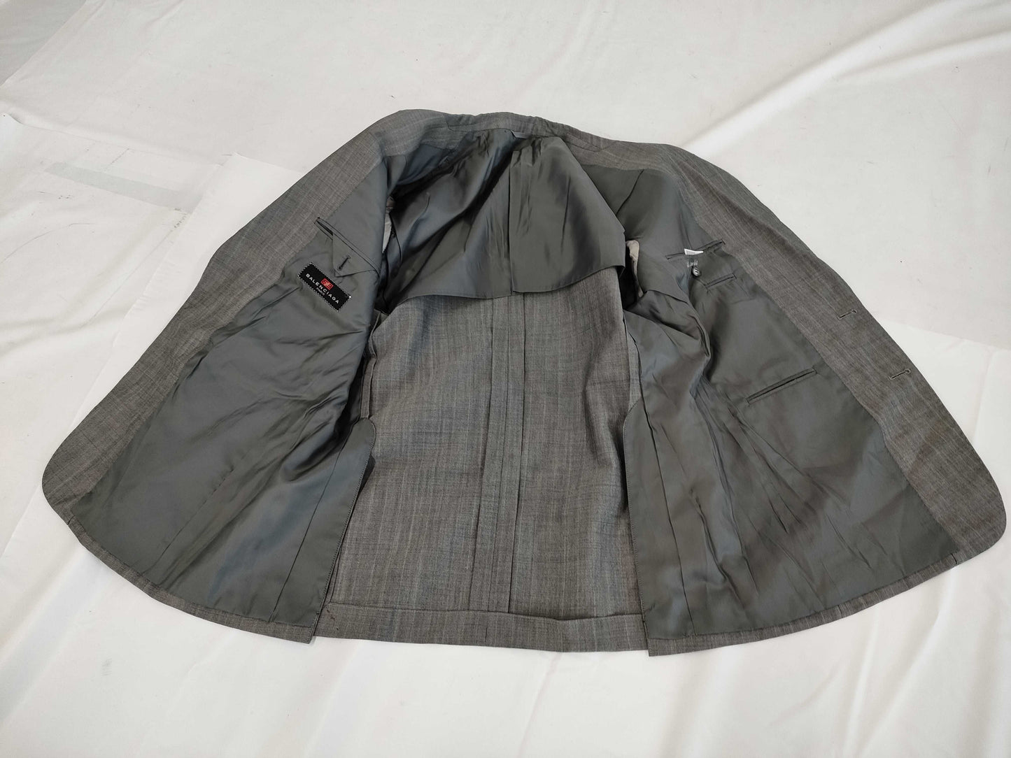 BALENCIAGA Suit Set, Double Breasted, Gray, Size 96AB5, Other Apparel