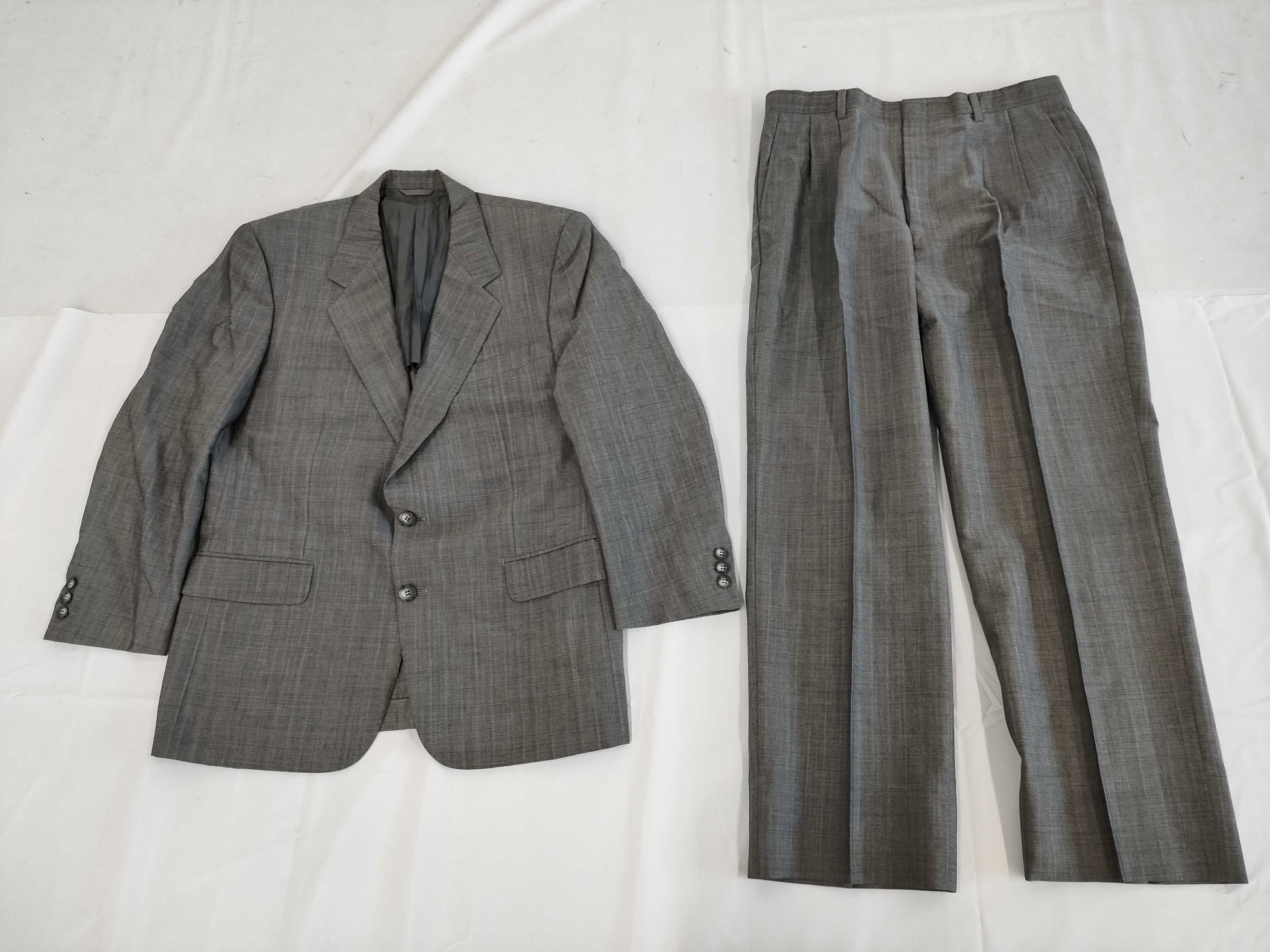 BALENCIAGA Suit Set, Double Breasted, Gray, Size 96AB5, Other Apparel
