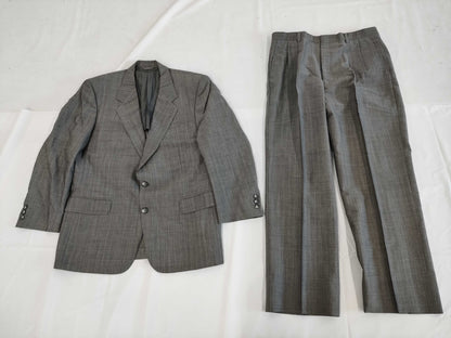 BALENCIAGA Suit Set, Double Breasted, Gray, Size 96AB5, Other Apparel