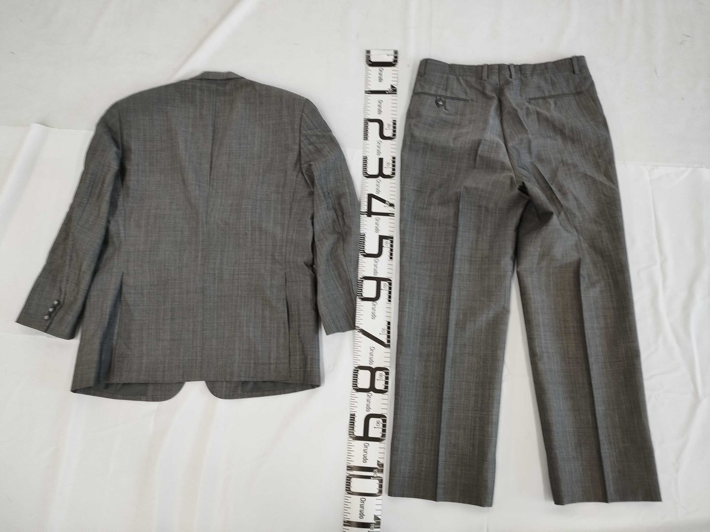 BALENCIAGA Suit Set, Double Breasted, Gray, Size 96AB5, Other Apparel