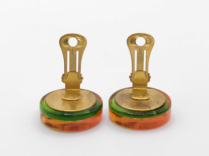 CHANEL 97A Earrings Gold Earrings