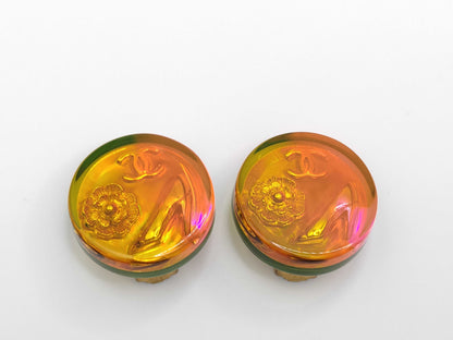 CHANEL 97A Earrings Gold Earrings