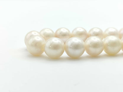 Pearl diameter approximately 8.5-8.8mm, Sterling Silver, 47.9g, Necklace 