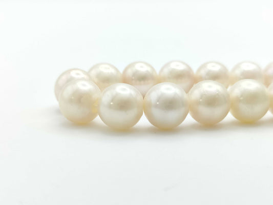 Pearl diameter approximately 8.5-8.8mm, Sterling Silver, 47.9g, Necklace 