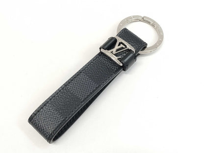 LOUIS VUITTON Damier Graphite Dragonne M62706 Key Case/Key Holder
