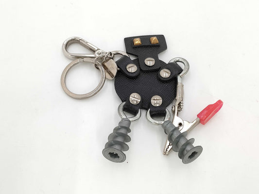 PRADA Prada Robot Bag Charm Key Case/Key Holder