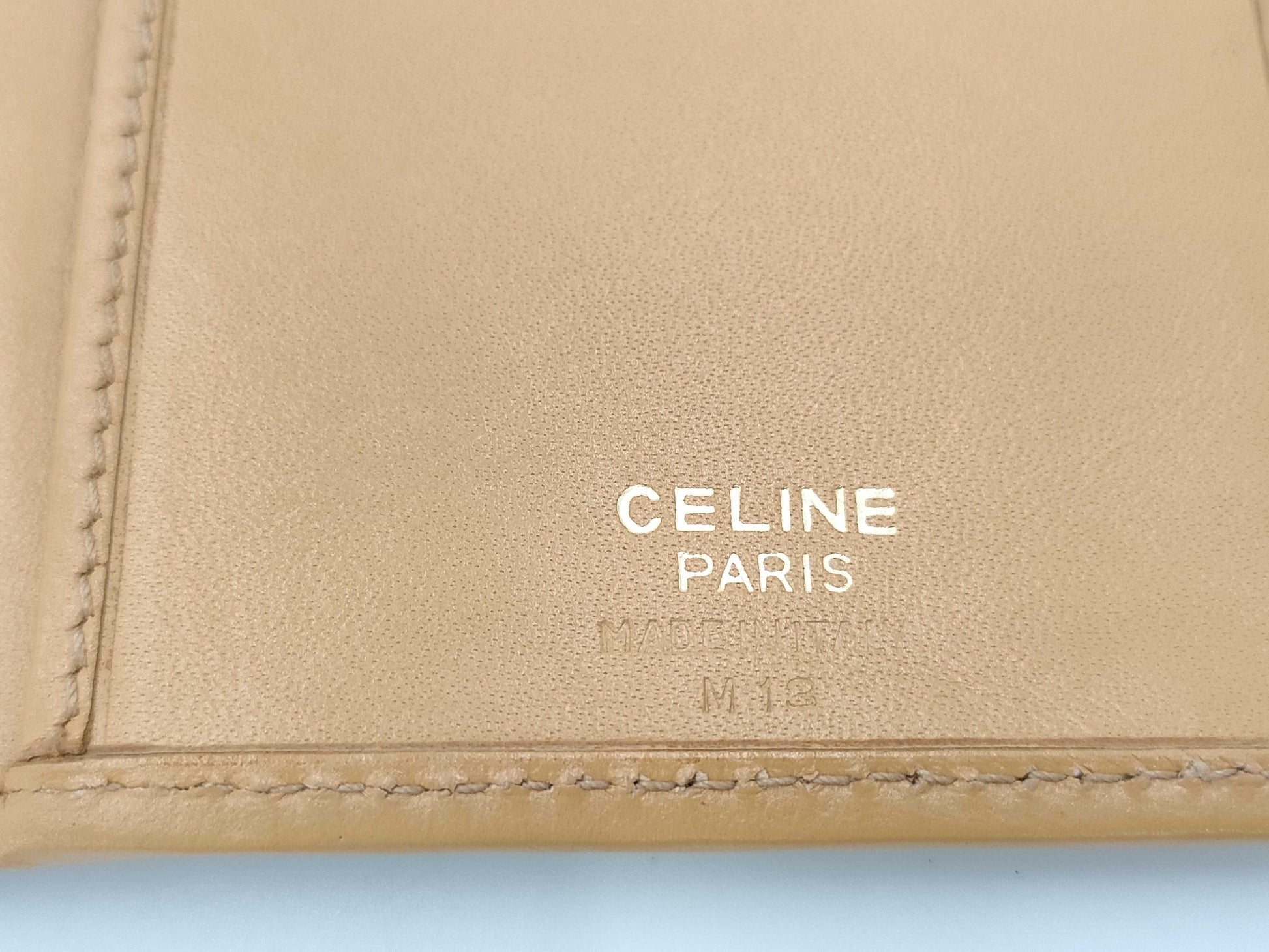 CELINE Macadam Bifold Long Wallet with Billfold