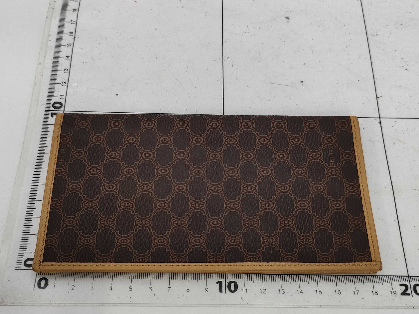 CELINE Macadam Bifold Long Wallet with Billfold