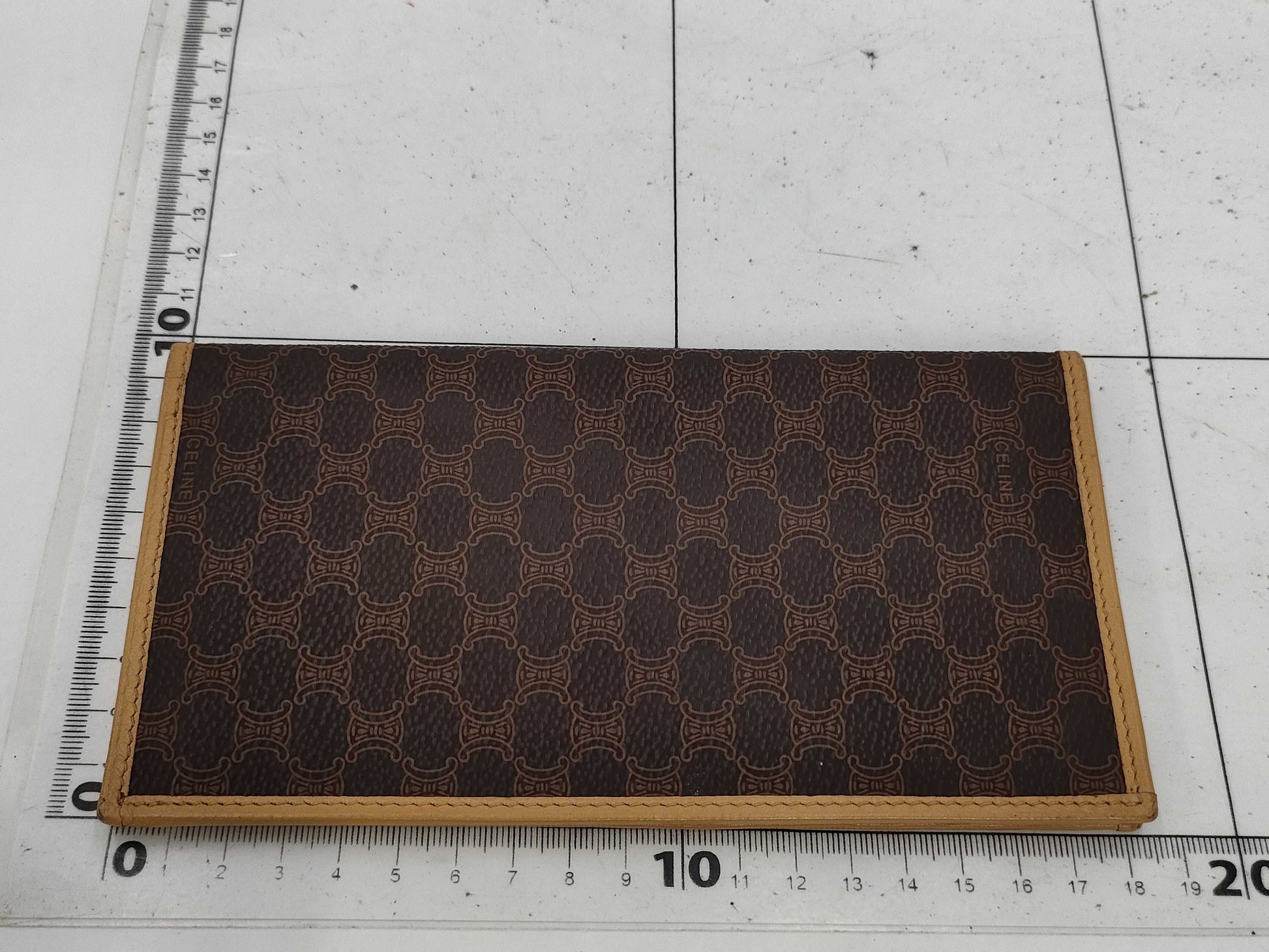 CELINE Macadam Bifold Long Wallet with Billfold